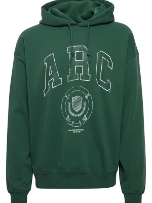 Foto van product !Solid Sweatshirt 'Galad' donkergroen / wit