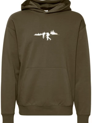Foto van product !Solid Sweatshirt 'Halmus' ombergrijs / wit