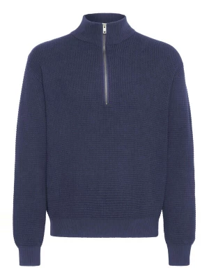 Foto van product !Solid Trui ' SDRIVER HALFZIP ' blauw