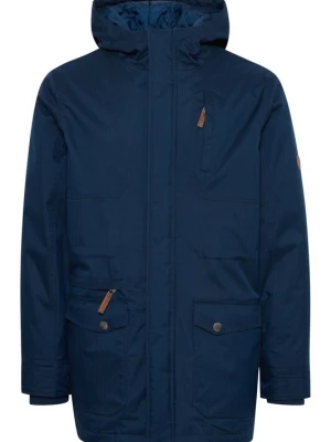Foto van product !Solid Winterjas 'Bello' beige / donkerblauw