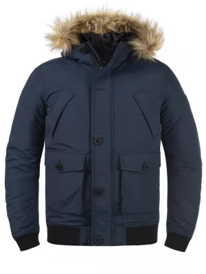 Foto van product !Solid Winterjas 'Frio' beige / donkerblauw / zwart