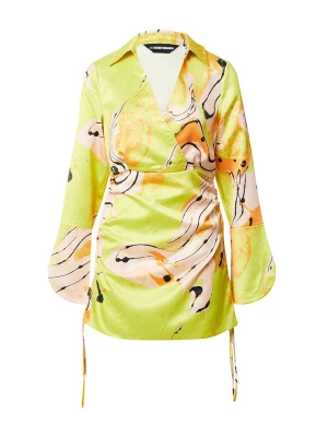 Foto van product SOMETHINGNEW Jurk geel / gemengde kleuren