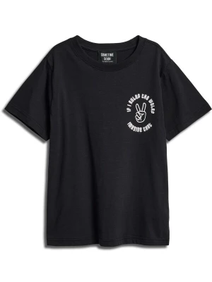 Foto van product SOMETIME SOON Shirt 'Crown' zwart / wit