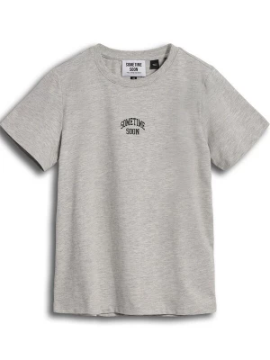 Foto van product SOMETIME SOON Shirt 'Empower' grijs gemêleerd / zwart / wit