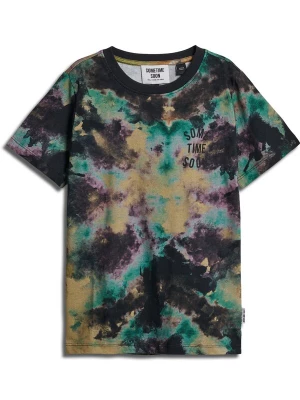 Foto van product SOMETIME SOON Shirt goud / jade groen / pruim / zwart