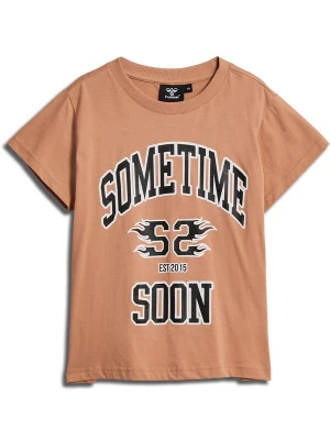 Foto van product SOMETIME SOON Shirt oranje / zwart / wit