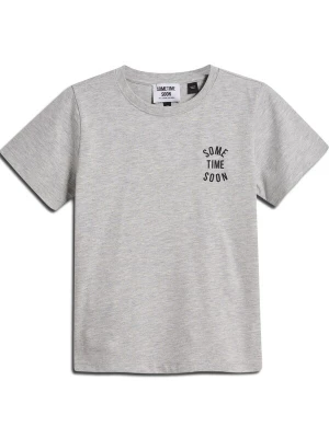 Foto van product SOMETIME SOON Shirt 'Revolution' grijs gemêleerd / zwart