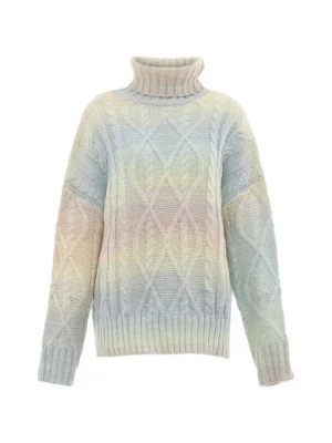 Foto van product Sookie Trui lichtblauw / pasteelgeel / pastelroze
