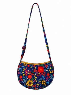 Foto van product Sophia Pirrera Handtas 'Floral Crossbody Bag / Handbag' blauw