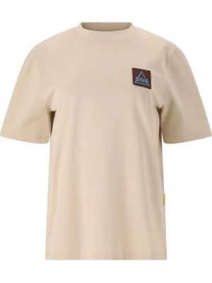 Foto van product SOS Shirt beige / royal blue / koningsblauw / bruin