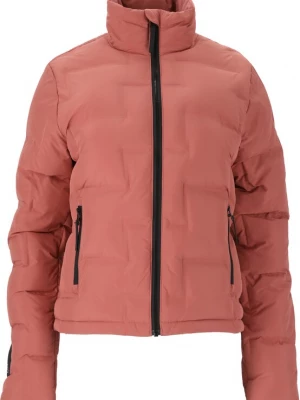 Foto van product SOS Winterjas 'Alagna' roestrood / zwart