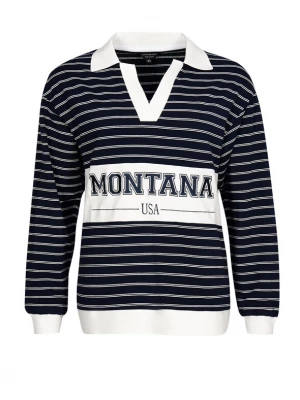 Foto van product South Beach Shirt ' Montana' navy / wit