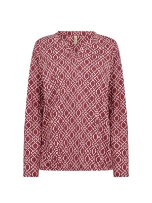 Foto van product Soyaconcept Blouse 'Felicity' lichtbeige / bourgogne