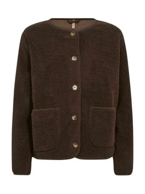 Foto van product Soyaconcept Fleece jas 'ONYX 2' chocoladebruin