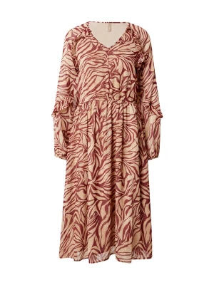 Foto van product Soyaconcept Jurk 'VALBORG 2' beige / roestrood