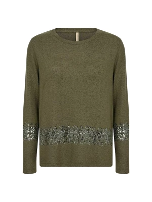 Foto van product Soyaconcept Shirt 'Biara 125' olijfgroen / zilver
