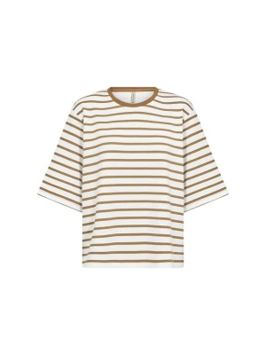 Foto van product Soyaconcept Shirt bruin / wit