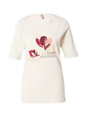 Foto van product Soyaconcept Shirt 'DERBY 57' lichtbeige / rood / wijnrood / zwart