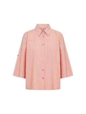 Foto van product Soyaconcept Shirt ' FELICE ' rood / wit