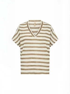 Foto van product Soyaconcept Shirt 'Frey' crème / mosterd