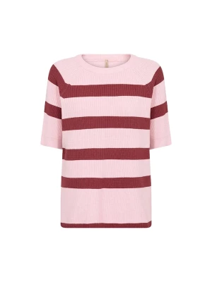 Foto van product Soyaconcept Top ' SC-KANITA ' pink / rood gemêleerd