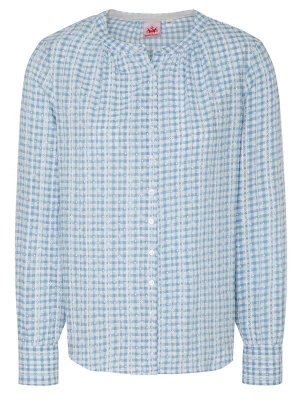 Foto van product SPIETH & WENSKY Blouse 'Angela' lichtblauw / wit