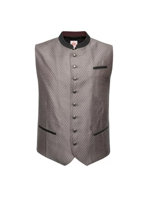 Foto van product SPIETH & WENSKY Bodywarmer 'Daniel' grijs / bourgogne / zwart