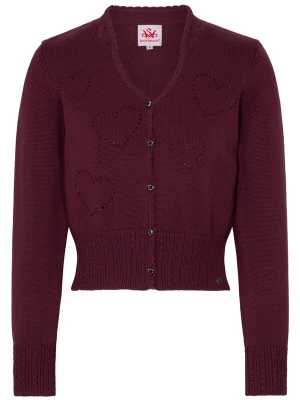 Foto van product SPIETH & WENSKY Gebreid vest 'Gosina' donkerrood