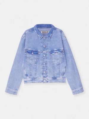 Foto van product Spijkerjas Replay lichtblauw denim