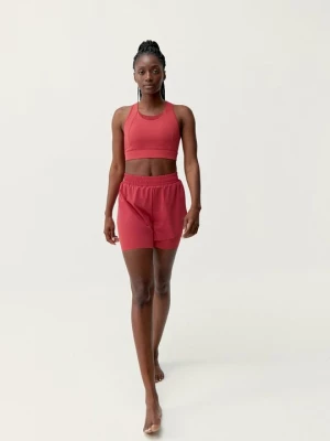 Foto van product Sport-bh met high support Born Living Yoga koraalrood