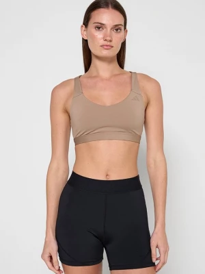Foto van product Sport-bh met medium support Adidas bruin