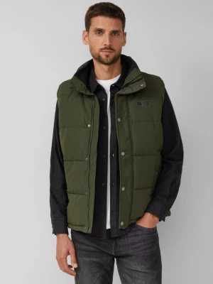 Foto van product Sportief gewatteerd vest met logodetails s.Oliver olijfgroen