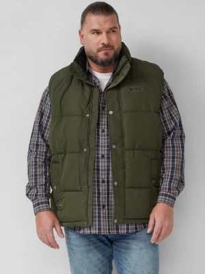 Foto van product Sportief gewatteerd vest met logodetails s.Oliver olijfgroen
