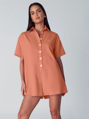 Foto van product St MRLO Jumpsuit 'Amalfi' koraal