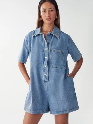 Foto van product St MRLO Jumpsuit 'DENIM PLAYSUIT' blauw denim
