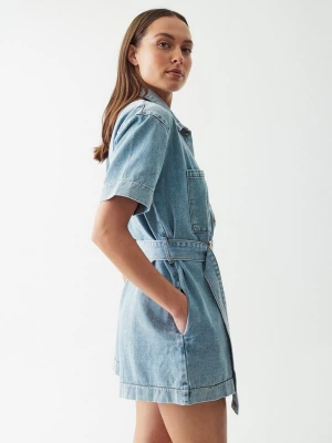 Foto van product St MRLO Jumpsuit 'Marcy' blauw denim