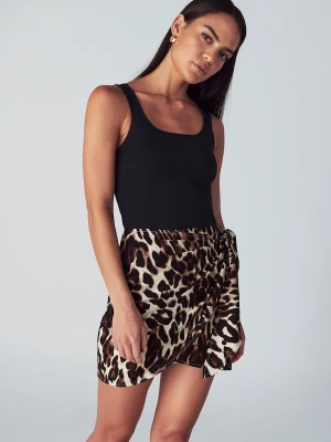 Foto van product St MRLO Rok 'River' crème / bruin / zwart