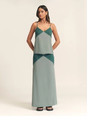 Foto van product St MRLO Rok 'SHADOW' smaragd / pastelgroen