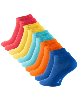 Foto van product Stark Soul Sokken 'Essentials' blauw / aqua / donkergeel / donkeroranje / rood