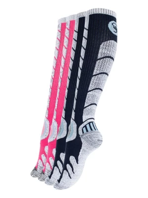 Foto van product Stark Soul Sportsokken grijs gemêleerd / pink / zwart