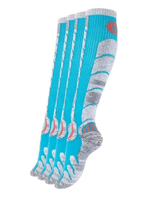 Foto van product Stark Soul Sportsokken neonblauw / donkergrijs / grijs gemêleerd / vuurrood