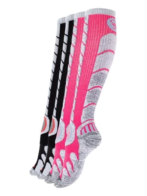 Foto van product Stark Soul Sportsokken stone grey / fuchsia / zwart