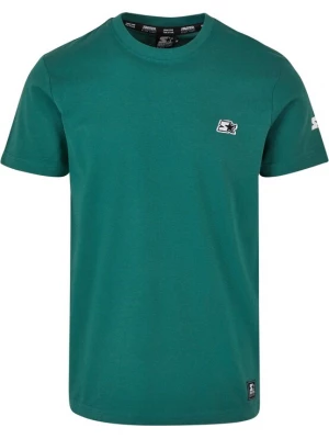 Foto van product Starter Black Label Shirt 'Essential' donkergroen / wit