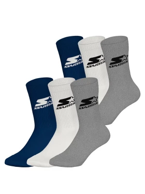 Foto van product Starter Sokken navy / grijs gemêleerd / zwart / wit