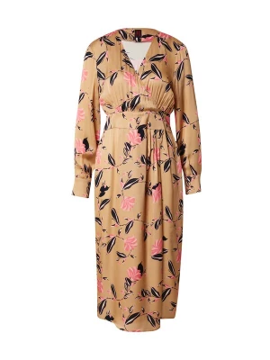 Foto van product Stefanel Jurk navy / cappuccino / rosa / wit