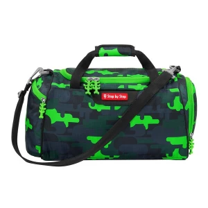 Foto van product STEP BY STEP Sporttas 'Hama' marine / neongroen / zwart