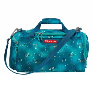 Foto van product STEP BY STEP Sporttas turquoise / bloedrood / wit