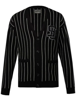 Foto van product STHUGE Gebreid vest zwart / wit