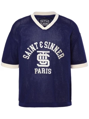 Foto van product STHUGE Shirt navy / wit