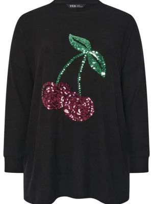 Foto van product Stil Diva Oversized shirt spar / cyclaam / zwart